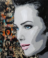 Raw Urban 140cm x 100cm Beautiful Woman Vintage Book Pop art Painting (SOLD)-Abstract-[Franko ]-[Gallery]-[popular]-[Australia]-Franklin Art Studio