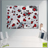Red Black White 140cm x 100cm Red Black White Abstract large Painting (SOLD)-abstract-Franko-[Franko]-[huge_art]-[Australia]-Franklin Art Studio