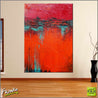 Red Jack Orange Bling 140cm x 100cm Red Orange Abstract Painting (SOLD)-abstract-Franko-[Franko]-[huge_art]-[Australia]-Franklin Art Studio