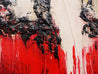 Red Ninja 240cm x 100cm Red White Abstract Painting (SOLD)-abstract-[Franko]-[Artist]-[Australia]-[Painting]-Franklin Art Studio