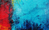 Red Oxygen 160cm x 100cm Blue Red Abstract Painting (SOLD)-Abstract-Franko-[Franko]-[Australia_Art]-[Art_Lovers_Australia]-Franklin Art Studio