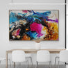 Red Violet Rush 160cm x 100cm Violet Magenta Black Textured Abstract Painting (SOLD)-Abstract-Franko-[huge]-[Australian]-[best Selling]-Franklin Art Studio