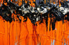 Reflections 240cm x 100cm Orange Blue Textured Abstract Painting (SOLD)-Abstract-[Franko]-[Artist]-[Australia]-[Painting]-Franklin Art Studio