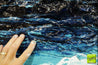 Required Blue 160cm x 60cm White Blue Textured Abstract Painting (SOLD)-Abstract-[Franko]-[Artist]-[Australia]-[Painting]-Franklin Art Studio