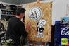 Richie V. 6 75cm x 100cm Richie Rich Bitcoin Vintage Book Pop art Painting (SOLD)-book club-Franko-[franko_artist]-[Art]-[interior_design]-Franklin Art Studio