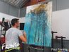 Right Back 140cm x 100cm Blue Abstract Painting (SOLD)-abstract-[Franko Artist]-[Gold Coast]-[Brisbane]-[Huge]-Franklin Art Studio