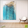 Right Back 140cm x 100cm Blue Abstract Painting (SOLD)-abstract-Franko-[huge]-[Australian]-[best Selling]-Franklin Art Studio