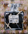 Ripped No. 5 120cm x 100cm Chanel Bottle Urban Pop Book Club Painting (SOLD)-book club-Franko-[Franko]-[Australia_Art]-[Art_Lovers_Australia]-Franklin Art Studio