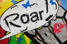 Roar 140cm x 100cm Graffiti Textured Urban Pop Art Painting-urban pop-Franko-[franko_artist]-[Art]-[interior_design]-Franklin Art Studio