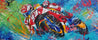 Rockstar 93 Marquez 240cm x 100cm Marc Marquez Textured Abstract Realism Painting-abstract realism-[Franko]-[Australian Artist]-[Large]-[Popular]-Franklin Art Studio