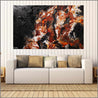 Rocky Road 160cm x 100cm Brown Black Textured Abstract Painting (SOLD)-Abstract-Franko-[Franko]-[huge_art]-[Australia]-Franklin Art Studio