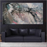 Romantic Interlude 190cm x 100cm Grey Textured Abstract Painting (SOLD)-Abstract-Franklin Art Studio-[huge]-[Australian]-[best Selling]-Franklin Art Studio