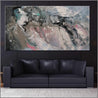 Romantic Interlude 190cm x 100cm Grey Textured Abstract Painting (SOLD)-Abstract-Franklin Art Studio-[Franko]-[huge_art]-[Australia]-Franklin Art Studio