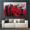 Rubine Class 160cm x 100cm Red Black Pink Textured Abstract Painting (SOLD)-Abstract-Franklin Art Studio-[huge]-[Australian]-[best Selling]-Franklin Art Studio