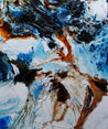 Rusted Class 120cm x 100cm Blue White Textured Abstract Painting (SOLD)-Abstract-Franko-[Franko]-[Australia_Art]-[Art_Lovers_Australia]-Franklin Art Studio