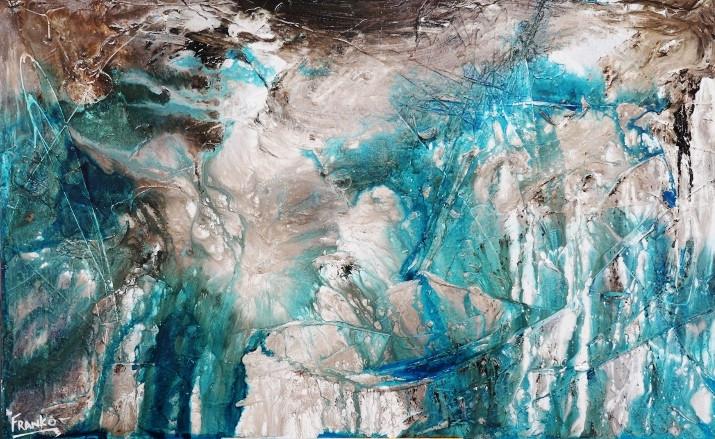 Rusted Jade 160cm x 100cm Jade Abstract Painting (SOLD)-abstract-[Franko ]-[Gallery]-[popular]-[Australia]-Franklin Art Studio