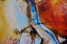 Rusted Landscape 160cm x 100cm Sienna Textured Abstract Painting (SOLD)-Abstract-[Franko]-[Artist]-[Australia]-[Painting]-Franklin Art Studio