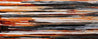 Rusted Landscape 200cm x 80cm Black White Brown Textured Abstract Painting-Abstract-Franko-[Franko]-[Australia_Art]-[Art_Lovers_Australia]-Franklin Art Studio