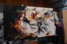 Rusted Oxide 250cm x 150cm Black Brown White Textured Abstract Painting (SOLD)-Abstract-Franko-[franko_artist]-[Art]-[interior_design]-Franklin Art Studio