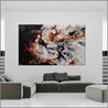 Rusted Oxide 250cm x 150cm Black Brown White Textured Abstract Painting (SOLD)-Abstract-Franko-[huge]-[Australian]-[best Selling]-Franklin Art Studio