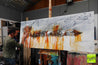 Rusted Raw 200cm x 80cm Grey White Rust Textured Abstract Painting (SOLD)-Abstract-Franko-[franko_artist]-[Art]-[interior_design]-Franklin Art Studio