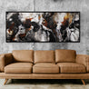 Rusted Tectonic 200cm x 80cm Black Rust Textured Abstract Painting (SOLD)-Abstract-Franko-[Franko]-[huge_art]-[Australia]-Franklin Art Studio