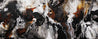 Rusted Tectonic 200cm x 80cm Black Rust Textured Abstract Painting (SOLD)-Abstract-Franko-[Franko]-[Australia_Art]-[Art_Lovers_Australia]-Franklin Art Studio