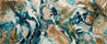 Rusting Honey 240cm x 100cm Rust Teal Textured Abstract Painting (SOLD)-Abstract-[Franko ]-[Gallery]-[popular]-[Australia]-Franklin Art Studio
