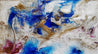 Sapphire Spritz 180cm x 100cm Blue White Textured Abstract Painting (SOLD)-Abstract-Franko-[Franko]-[Australia_Art]-[Art_Lovers_Australia]-Franklin Art Studio
