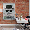 Say My Name 140cm x 100cm Heisenberg Textured Urban Pop Art Painting (SOLD)-Urban Pop Art-[Franko Artist]-[Cheryl]-[Wendy]-[Gabriela]-Franklin Art Studio