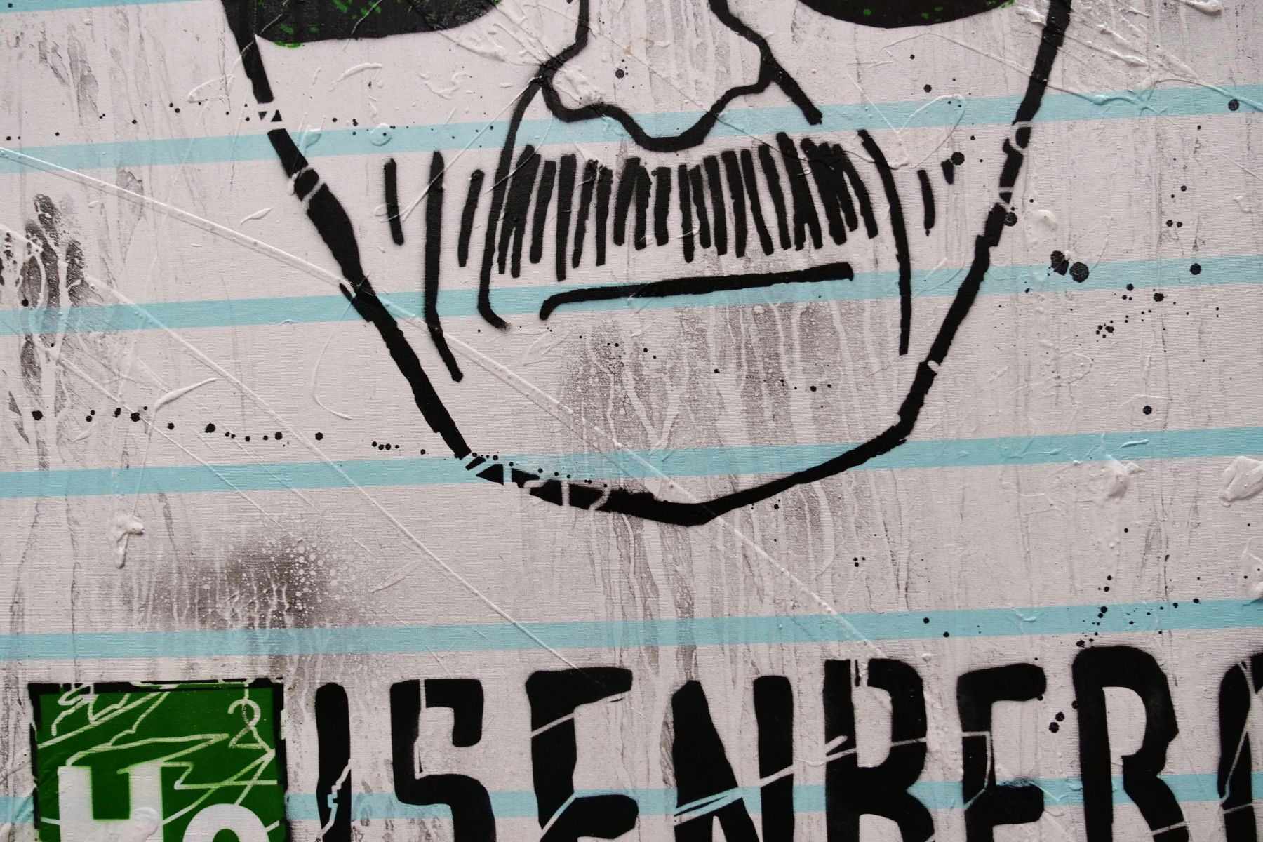 Say My Name 140cm x 100cm Heisenberg Textured Urban Pop Art Painting (SOLD)