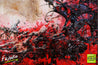 Scarlet Jazz 160cm x 100cm Brown Red Textured Abstract Painting (SOLD)-Abstract-[Franko]-[Artist]-[Australia]-[Painting]-Franklin Art Studio