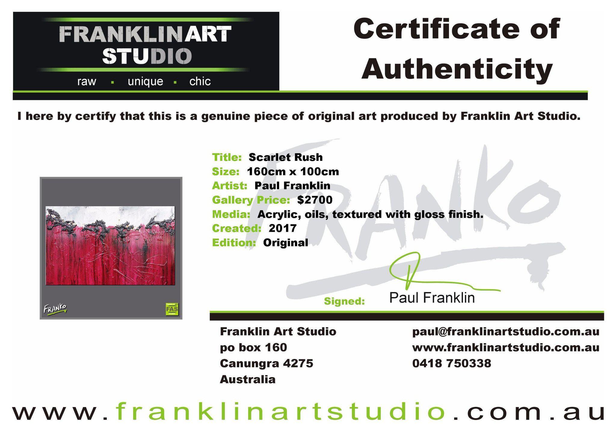 Scarlet Rush 160cm x 100cm Port Burnt red Burgundy Abstract Painting (SOLD)-abstract-[Franko Artist]-[Cheryl]-[Wendy]-[Gabriela]-Franklin Art Studio