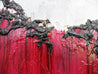 Scarlet Rush 160cm x 100cm Port Burnt red Burgundy Abstract Painting (SOLD)-abstract-[Franko]-[Artist]-[Australia]-[Painting]-Franklin Art Studio