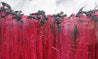 Scarlet Rush 160cm x 100cm Port Burnt red Burgundy Abstract Painting (SOLD)-abstract-[Franko ]-[Gallery]-[popular]-[Australia]-Franklin Art Studio