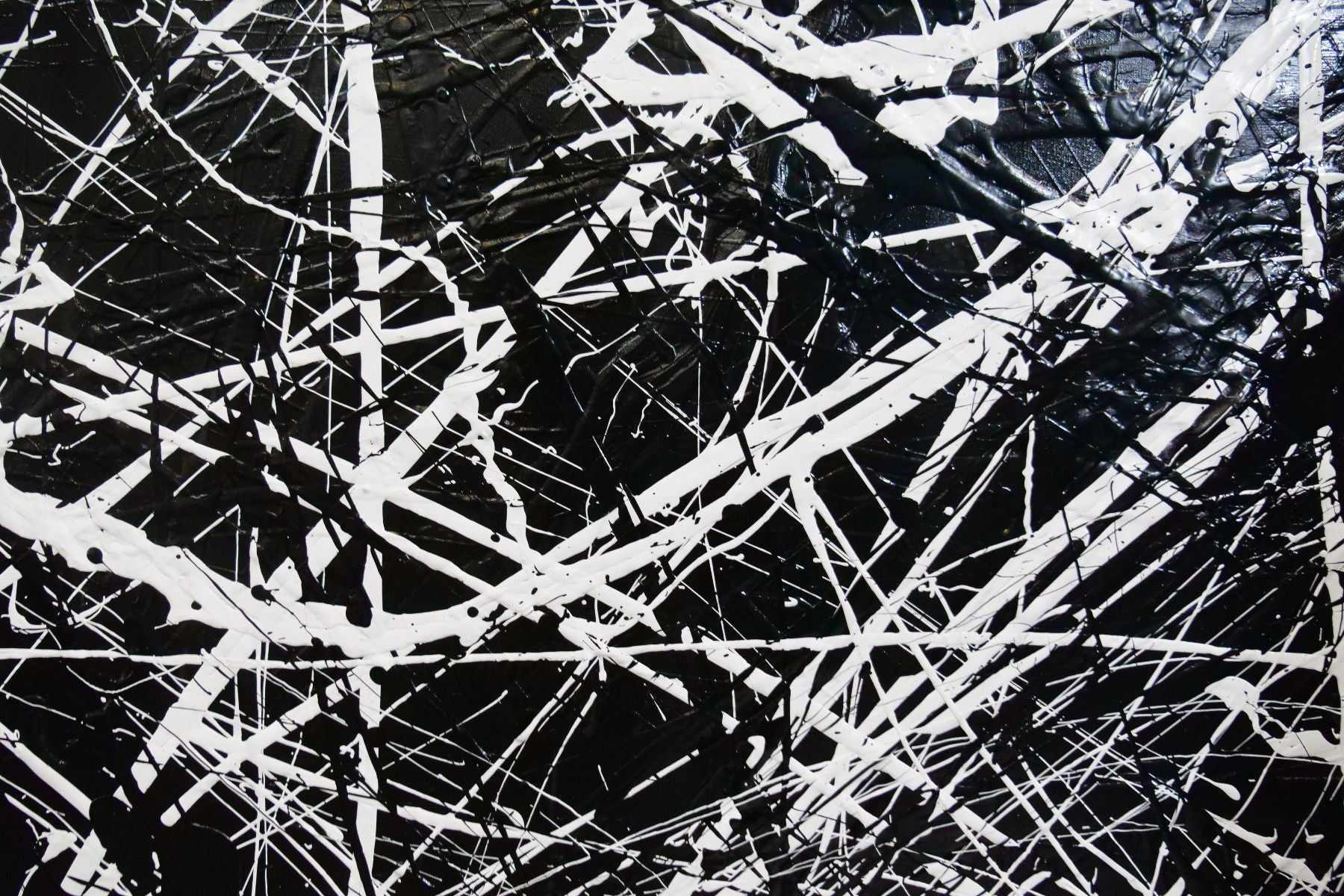 Scatter Brain Squared 150cm x 150cm Black White Textured Abstract Painting (SOLD)