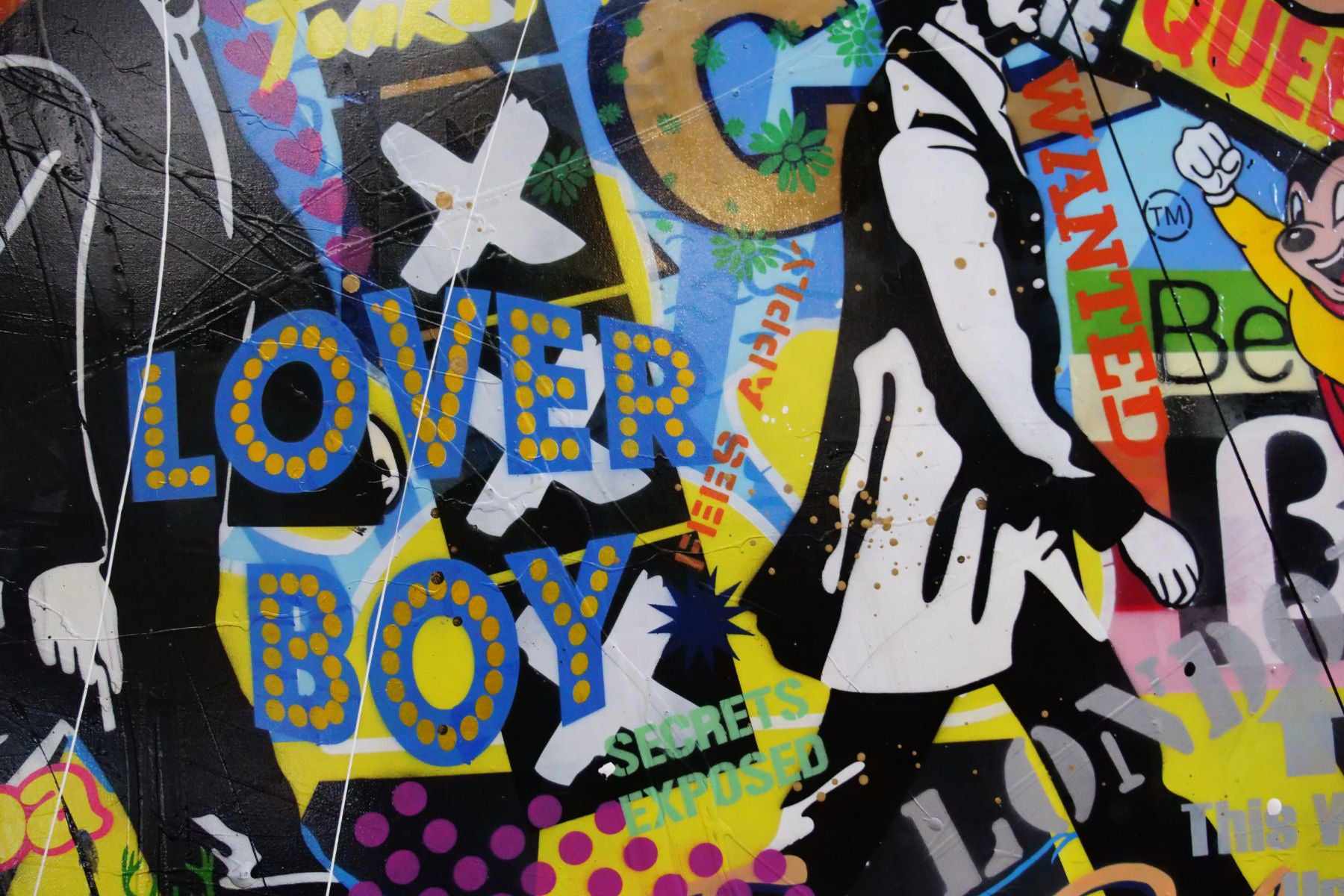 She Loves You Yeah Yeah Yeah 240cm x 120cm The Beatles Textured Urban Pop Art Painting