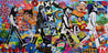 She Loves You Yeah Yeah Yeah 240cm x 120cm The Beatles Textured Urban Pop Art Painting-Urban Pop Art-Franko-[Franko]-[Australia_Art]-[Art_Lovers_Australia]-Franklin Art Studio