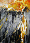Sienna Classic 140cm x 100cm Sienna Black White Textured Abstract Painting (SOLD)-Abstract-Franko-[Franko]-[Australia_Art]-[Art_Lovers_Australia]-Franklin Art Studio