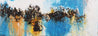 Sienna Drama 160cm x 60cm Blue and Sienna Abstract Painting (SOLD)-abstract-[Franko ]-[Gallery]-[popular]-[Australia]-Franklin Art Studio