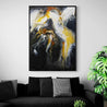 Sienna Echo 140cm x 100cm Sienna Black Textured Abstract Painting-Abstract-Franko-[franko_artist]-[Art]-[interior_design]-Franklin Art Studio