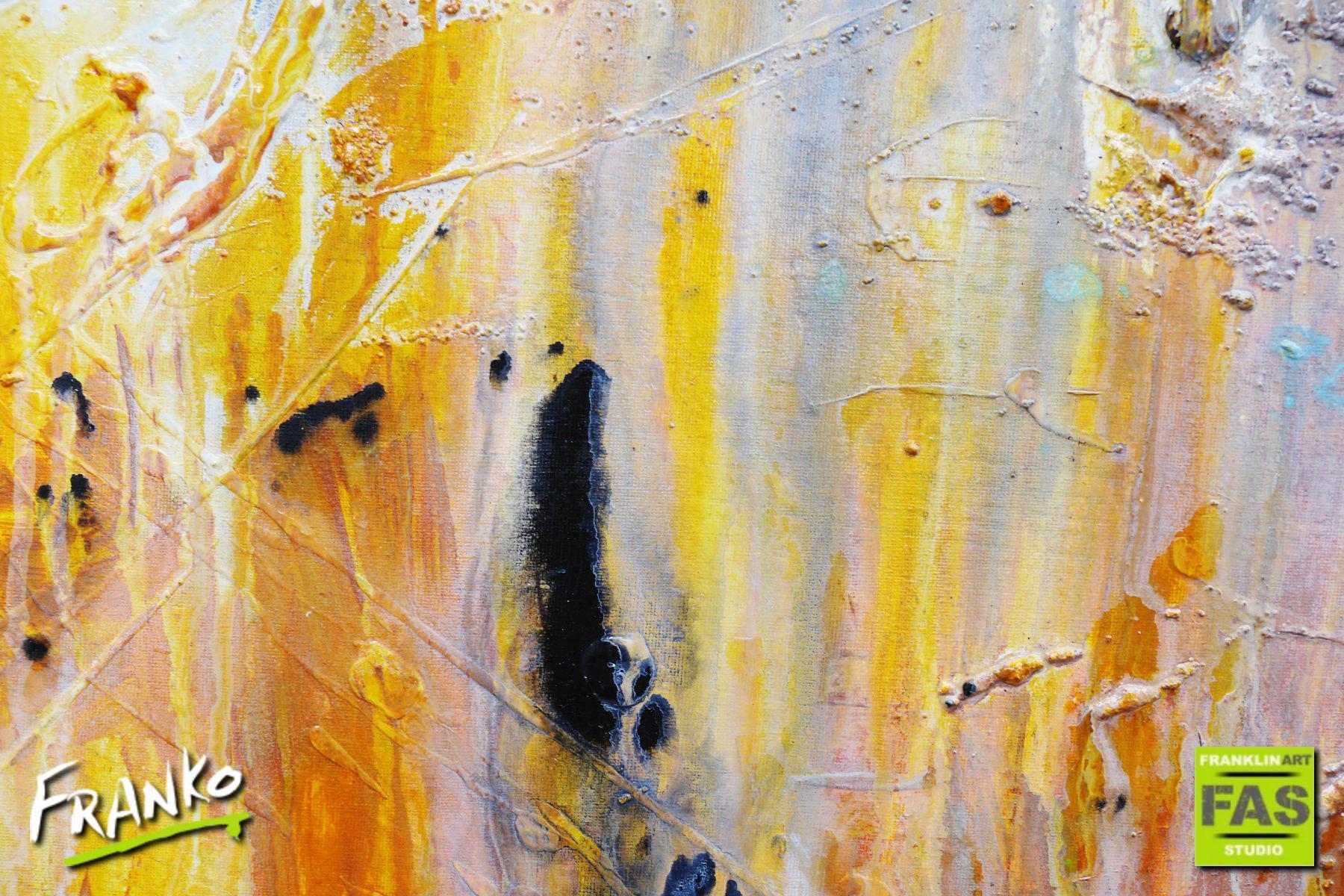 Sienna Jazz 190cm x 100cm White Sienna Abstract Painting (SOLD)