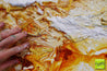 Sienna Storm 240cm x 100cm Sienna Black Textured Abstract Painting (SOLD)-Abstract-[Franko Artist]-[Cheryl]-[Wendy]-[Gabriela]-Franklin Art Studio