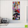 Simply Glamour 200cm x 80cm Batman Robin CocaCola Nude Textured Urban Pop Art Painting (SOLD)-urban pop-Franko-[Franko]-[huge_art]-[Australia]-Franklin Art Studio