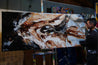 Slated Evolution 240cm x 100cm Rust Textured Abstract Painting (SOLD)-Abstract-Franko-[franko_artist]-[Art]-[interior_design]-Franklin Art Studio