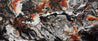 Slated Licorice 240cm x 100cm Black Brown White Textured Abstract Painting (SOLD)-Abstract-Franko-[Franko]-[Australia_Art]-[Art_Lovers_Australia]-Franklin Art Studio