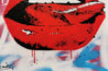 Sloppy Kiss 60cm x 60cm Lips Pop Art Painting-urban pop-[Franko]-[Artist]-[Australia]-[Painting]-Franklin Art Studio