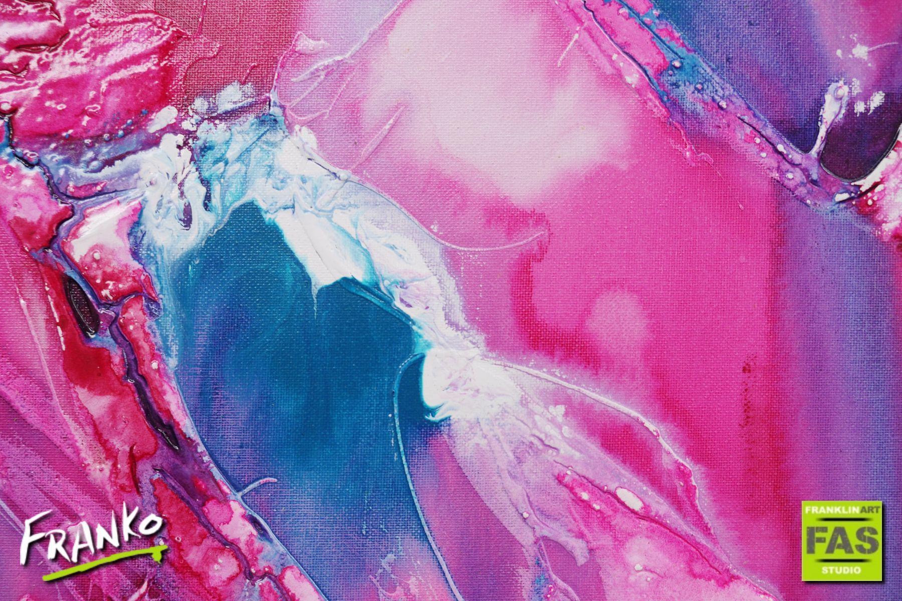 Smashing Pastels 75cm x 100cm Pink Abstract Painting-abstract-[Franko]-[Artist]-[Australia]-[Painting]-Franklin Art Studio