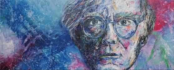 So This Is Andy 190cm x 100cm Andy Warhol Abstract Realism Painting-people-Franko-[Franko]-[Australia_Art]-[Art_Lovers_Australia]-Franklin Art Studio