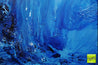 Something About Blue 160cm x 60cm Blue Textured Abstract Painting (SOLD)-Abstract-[Franko]-[Artist]-[Australia]-[Painting]-Franklin Art Studio